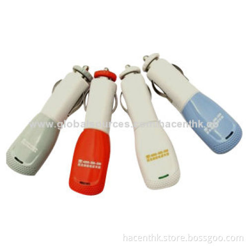 vs032 Car USB Chargers, 5V/500/2,100mA, 9.5*1.4*2.1mm Size